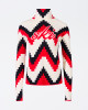 detail Dámský svetr Perfect Moment chevron roll neck sweater