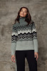 detail Dámský svetr Alp N Rock Leighton Mock Neck Ski Sweater
