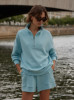 detail Dámská mikina Varley Hawley Half Zip Sweat