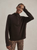 detail Dámská mikina Varley Karo Half Zip Hooded Sweat