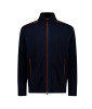 detail Pánský svetr PAUL & SHARK MEN'S KNITTED CASHMERE WOOL ZIPPED SWEATER