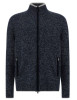 detail Pánský svetr PAUL & SHARK MEN'S KNITTED CASHMERE WOOL ZIPPED SWEATER
