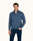 náhled Pánský svetr PAUL & SHARK MEN'S KNITTED WOOL ZIPPED SWEATER