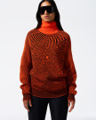 náhled Dámský svetr Perfect Moment wavy star roll neck sweater