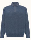 náhled Pánský svetr PAUL & SHARK MEN'S KNITTED WOOL ZIPPED SWEATER