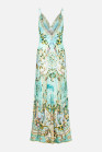 náhled Dámské ŠATY CAMILLA V NECK LONG BIAS SLIP DRESS WITH TRAIN