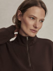 náhled Dámský svetr Varley Sian Cropped Half Zip Sweat