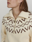náhled Dámský svetr Varley Sigrid Fairisle Half Zip Knit
