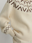 náhled Dámský svetr Varley Sigrid Fairisle Half Zip Knit