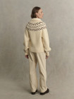 náhled Dámský svetr Varley Sigrid Fairisle Half Zip Knit