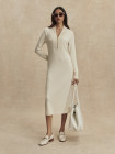 náhled Dámské šaty Varley Bree Half Zip Midi Dress