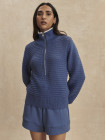 náhled Dámský svetr Varley Morwenna Half Zip Knit