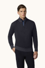 náhled Pánský svetr PAUL & SHARK MEN'S KNITTED WOOL ZIPPED SWEATER