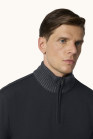 náhled Pánský svetr PAUL & SHARK MEN'S KNITTED WOOL ZIPPED SWEATER