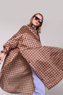 náhled Unisex pláštěnka RAINKISS Damier - Rain Poncho