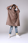 náhled Unisex pláštěnka RAINKISS Damier - Rain Poncho