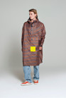 náhled Unisex pláštěnka RAINKISS Breton Brown Blue - Rain poncho