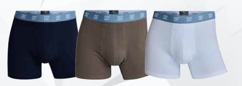 Pánské BOXERKY CR7 - CRISTIANO RONALDO CR7 Basic, Trunk, 3-pack