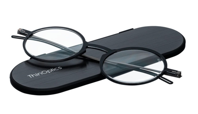 detail ThinOptics Brýle Manhattan + pouzdro Milano
