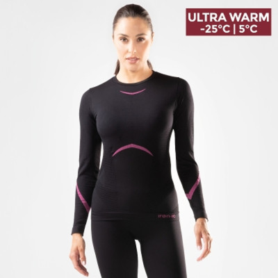 detail  Dámské termo triko s dlouhým rukávem Iron-ic ULTRA WARM