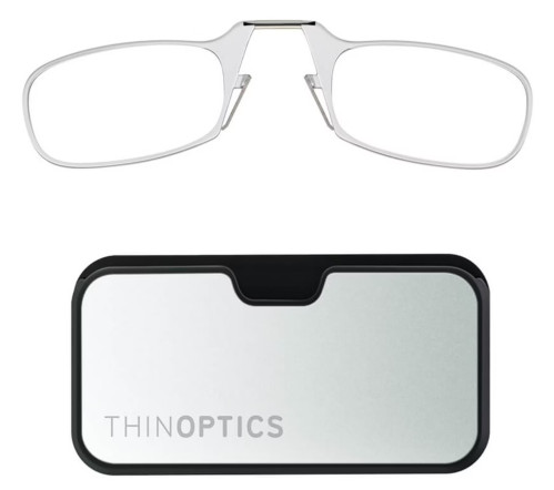 Unisex DIOPTRICKÉ ThinOptics Cvikr na čtení + kovové pouzdro