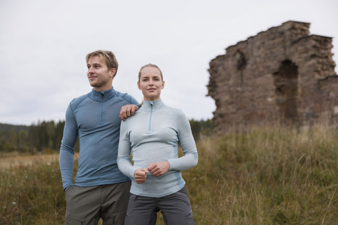 detail Dámské termoprádlo Ulvang Triko stojáček Rav 100%