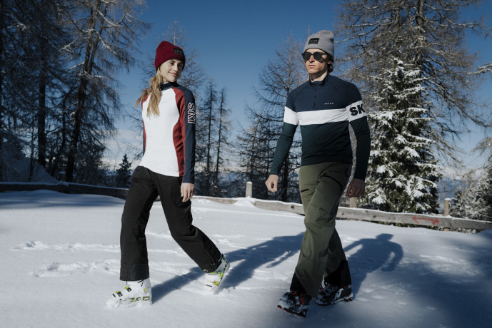 detail Dámské tričko FALKE W Skiing Long-sleeve shirt