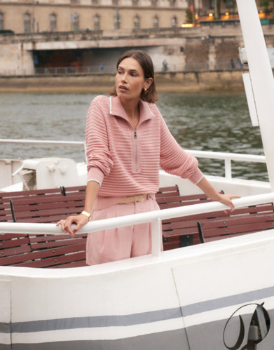 Dámský svetr Varley Morwenna Half Zip Knit