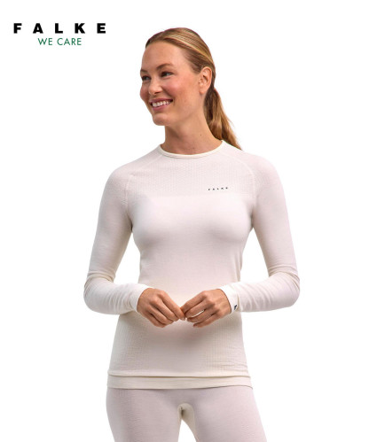 Dámské termoprádlo FALKE W Long-sleeve shirt Wool-Tech