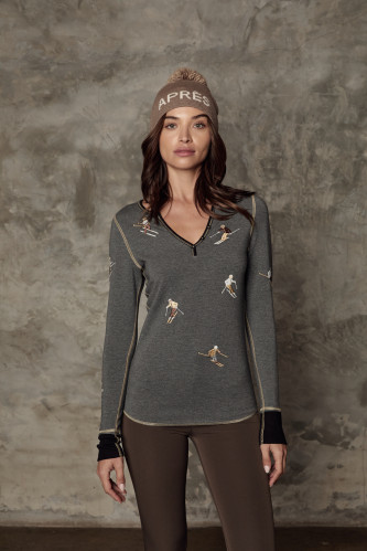 Dámské tričko Alp N Rock Slope II Henley Shirt