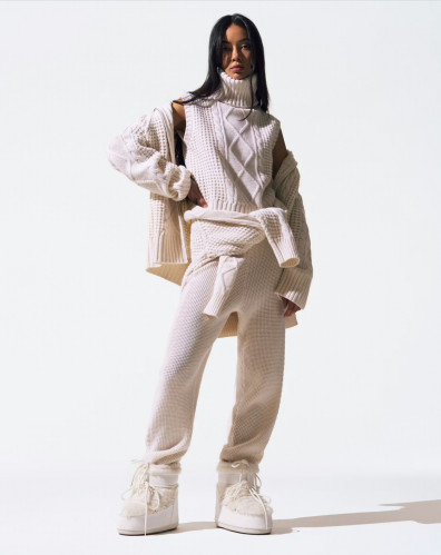 Dámské kalhoty Perfect Moment Crystal Merino Wool Jogger