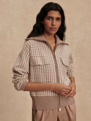 Dámská bunda Varley Ablett Jacquard Knit Jacket