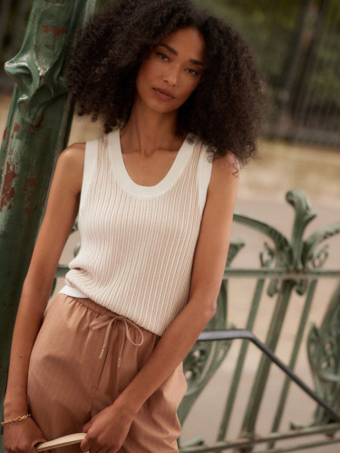 Dámské tílko Varley Aldcroft Stitch Knit Tank