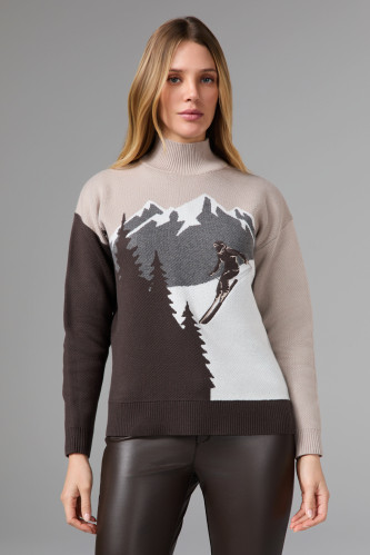 Dámský svetr Alp N Rock Portia Mock Neck Sweater