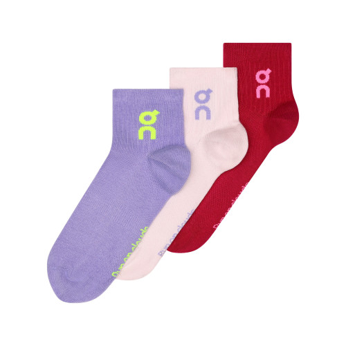 Unisex ponožky ON Logo Sock Mid 3-pack