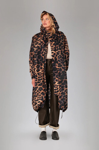 Unisex pláštěnka Rainkiss Dark Leopard - Rain Coat