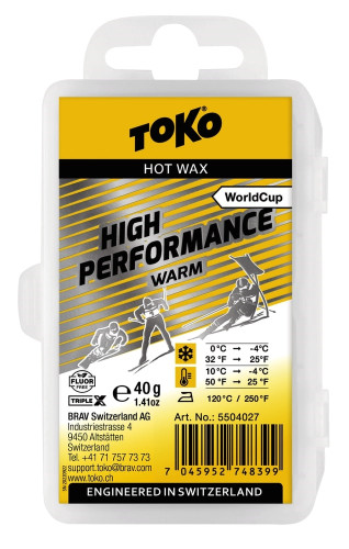 Unisex VOSKY A SERVIS TOKO High Performance Warm 40g