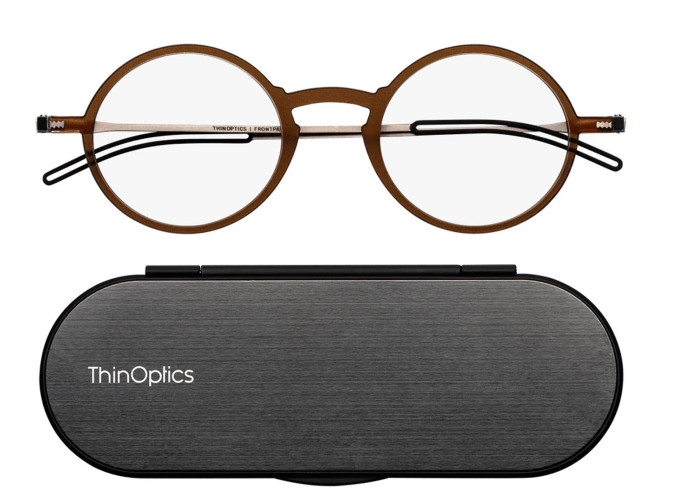 detail Unisex DIOPTRICKÉ ThinOptics Brýle Manhattan + pouzdro Milano