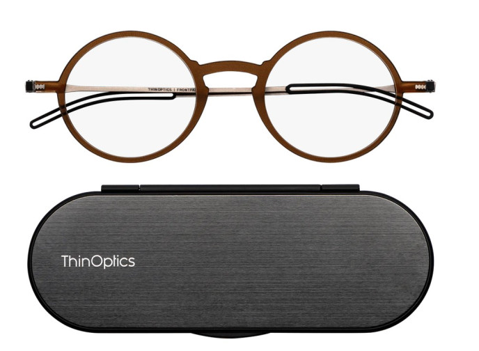 detail Unisex DIOPTRICKÉ ThinOptics Brýle Manhattan + pouzdro Milano