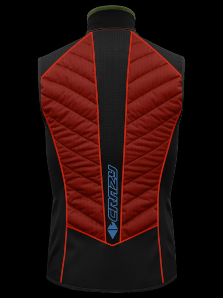 detail Pánská vesta CRAZY VEST FLAME