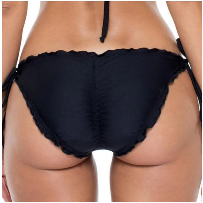 detail Dámské plavky Luli Fama WAVEY FULL RUCHED TIE SIDE BOTTOM