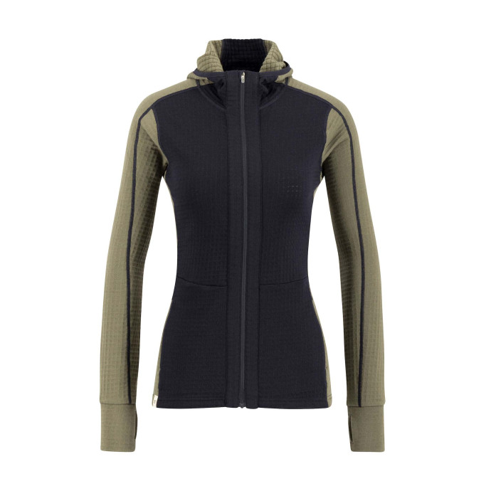 detail Dámský svetr Ulvang Mikina na zip Peak Field