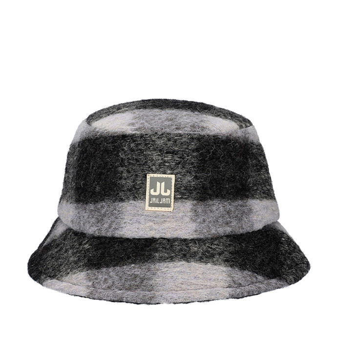detail Dámské KLOBOUKY Jail Jam HAGA-PLAID FABRIC BUCKET HAT