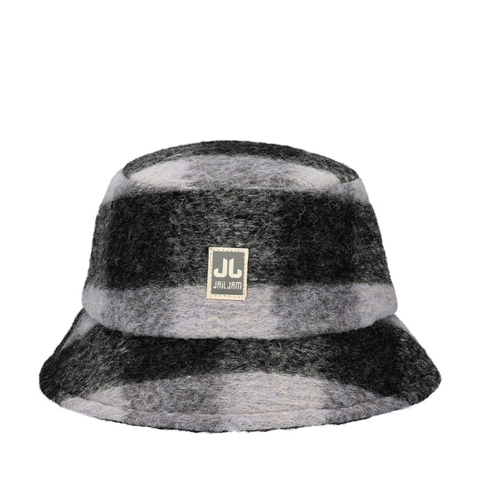 detail Dámské KLOBOUKY Jail Jam HAGA-PLAID FABRIC BUCKET HAT