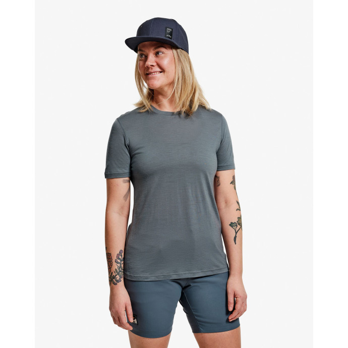detail Dámské tričko Lundhags Tyre Merino T-Shirt W