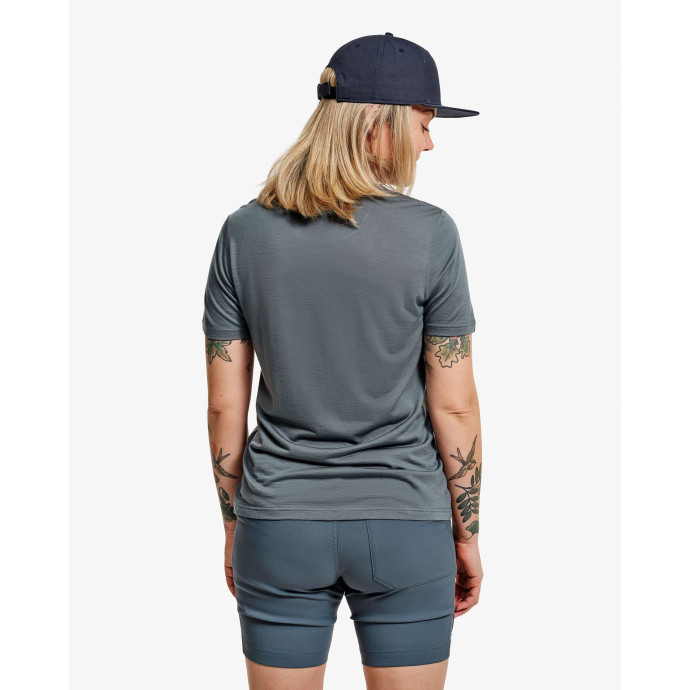 detail Dámské tričko Lundhags Tyre Merino T-Shirt W