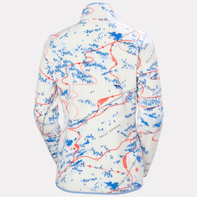 detail Dámská mikina Helly Hansen W MARIDALEN PRINTED FLEECE