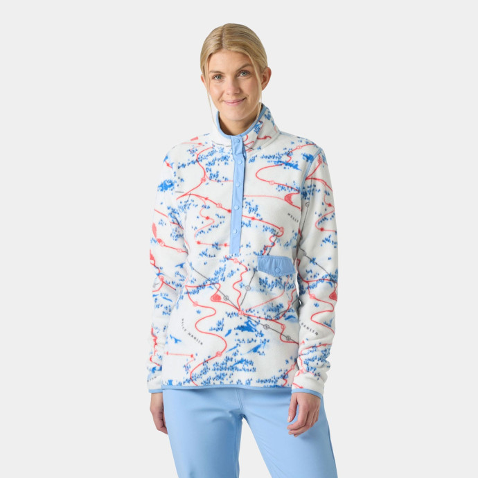 detail Dámská mikina Helly Hansen W MARIDALEN PRINTED FLEECE