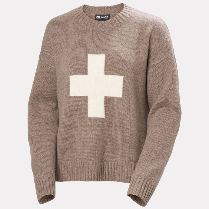 detail Dámský svetr Helly Hansen W BLISS SKI KNIT SWEATER