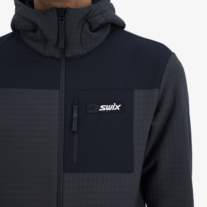detail Pánská bunda Swix Bunda s kapucí Surmount Stormfleece